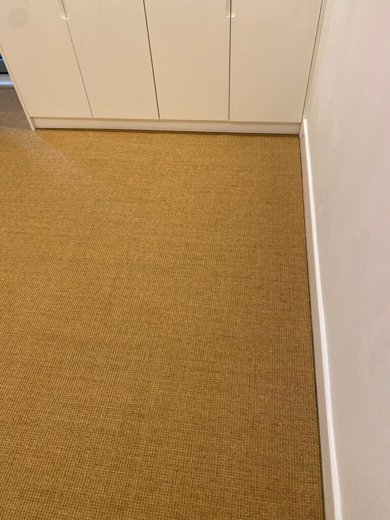 Kersaint Cobb Sisal Big Boucle Cognac Carpet Installation In Mayfair - Carpet - Mayfair - Residential