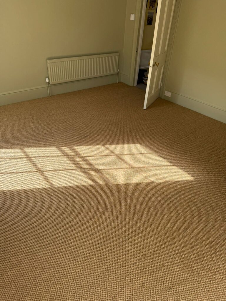 Kersaint Cobb Sisal Tigers Eye Flint Carpet Installation In St John'S Wood - Carpet - St John's Wood - Residential