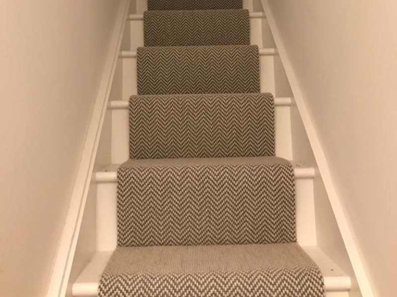 Lewis Abbott Zinc Herringbone 2113 In Paddington - Carpet - Paddington - Residential