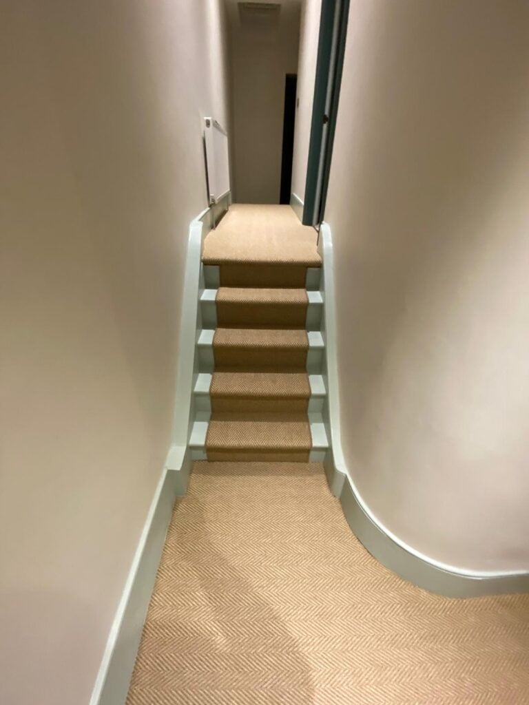 Likewise Floors Herringbone Zinc Carpet Installation In Lambeth - Carpet - Lambeth - Residential