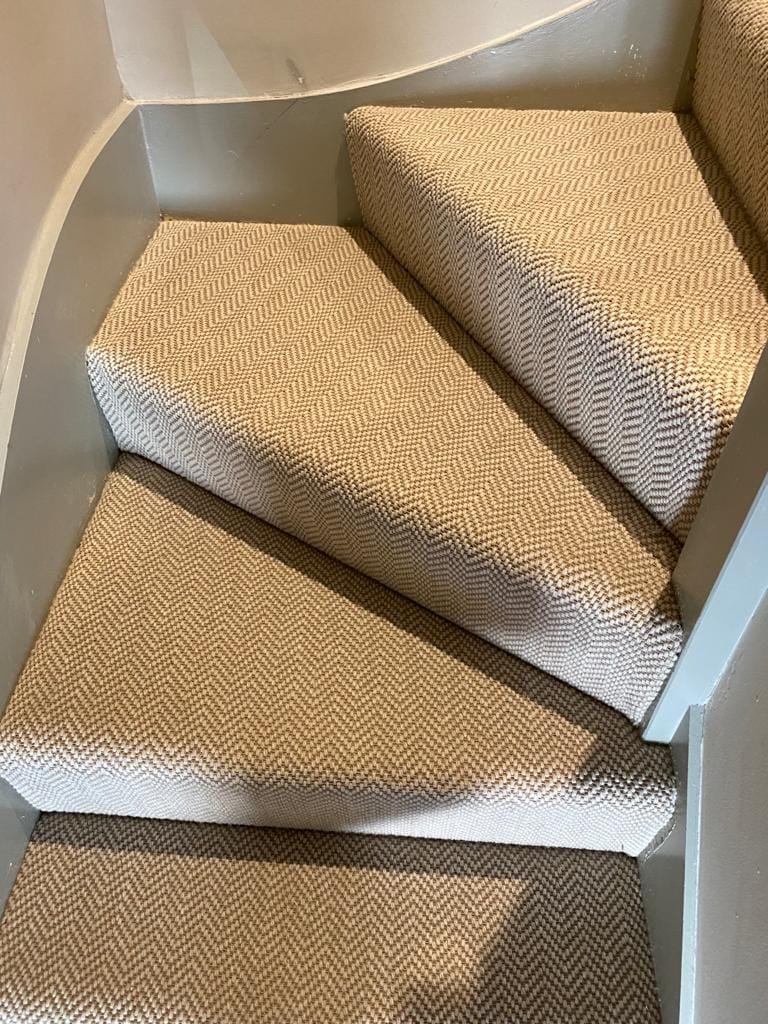 Likewise London Country Classics Herringbone Chalk 2122 Installation In Camden - Carpet - Camden - Residential