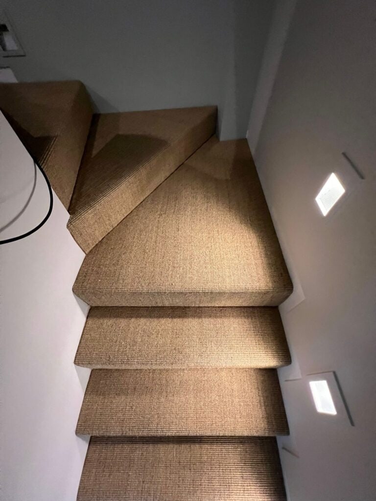 Likewise London Sisal Mini Boucle Flint Carpet Installation In Earls Court - Carpet - Earls Court - Residential