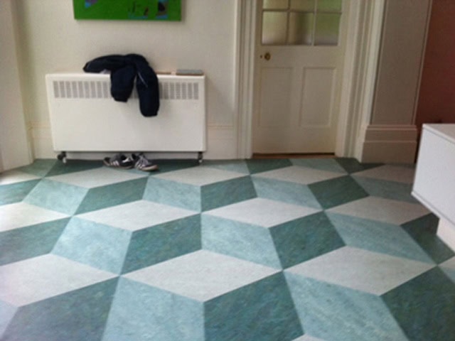 Linoleum 3D Effect - Marmoleum Flooring - Residential