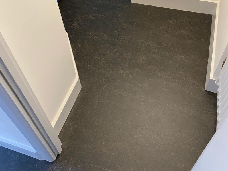 Marmoleum Marbled Black 2939 Linoleum Flooring - Marmoleum Flooring - Islington - Residential