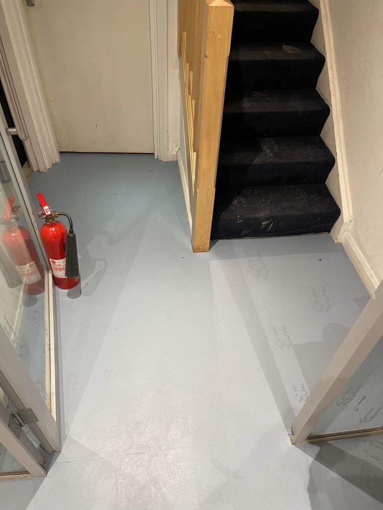 Marmoleum Walton Vintage Blue Installation In Chelsea - Marmoleum Flooring - Chelsea - Residential