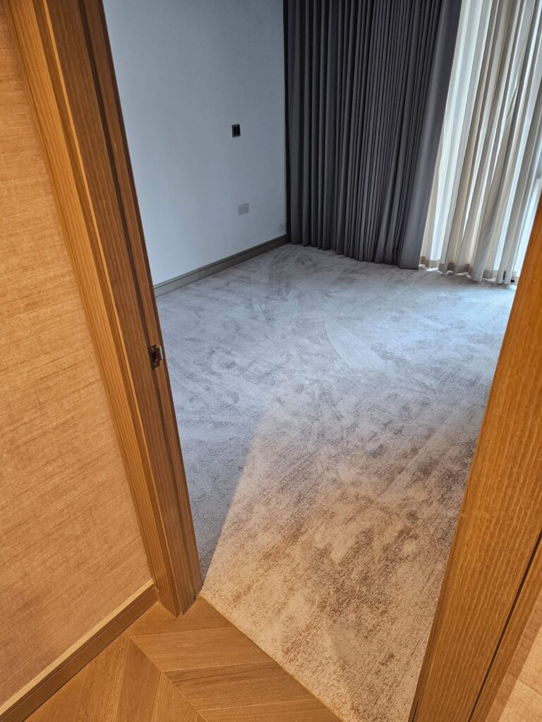 Rols Carpets Luna Yellow Gold Installation In Docklands - Carpet - Docklands - Residential