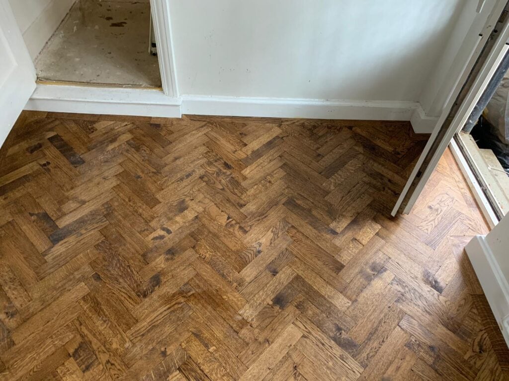Rovers Flooring Antique Parquet Installation In St John'S Wood - Wood Flooring - St John's Wood - Residential