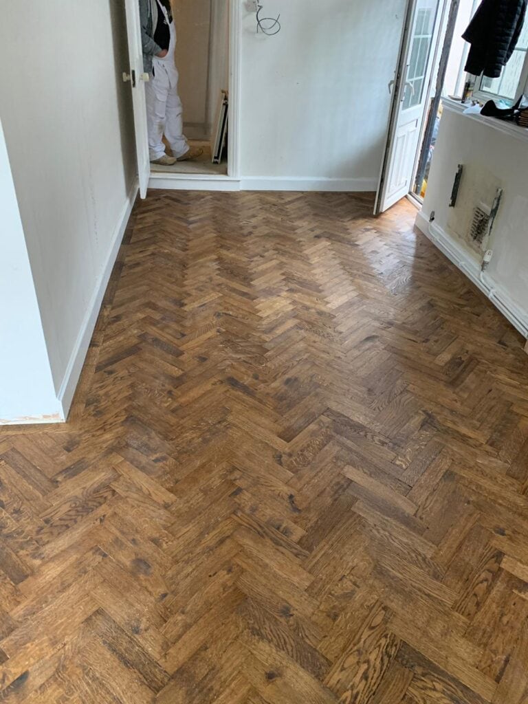 Rovers Flooring Antique Parquet Installation In Wimbledon - Wood Flooring - Wimbledon - Residential