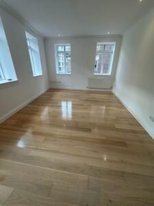 Sanding & Sealing Wooden Flooring With Bona Lacquer Installation In Barnes - Floor Sanding & Sealing - Barnes - Ealing - Commercial