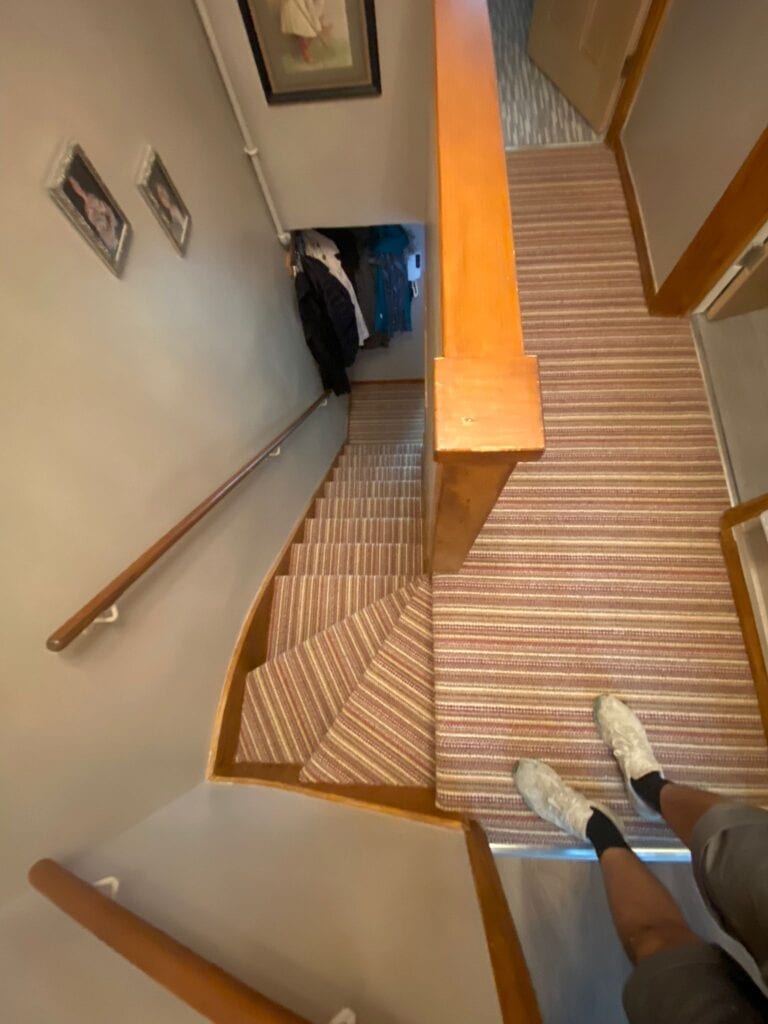 Telenzo Carpets Barbican Candy Cane Installation In Paddington - Carpet - Barbican - Paddington - Commercial