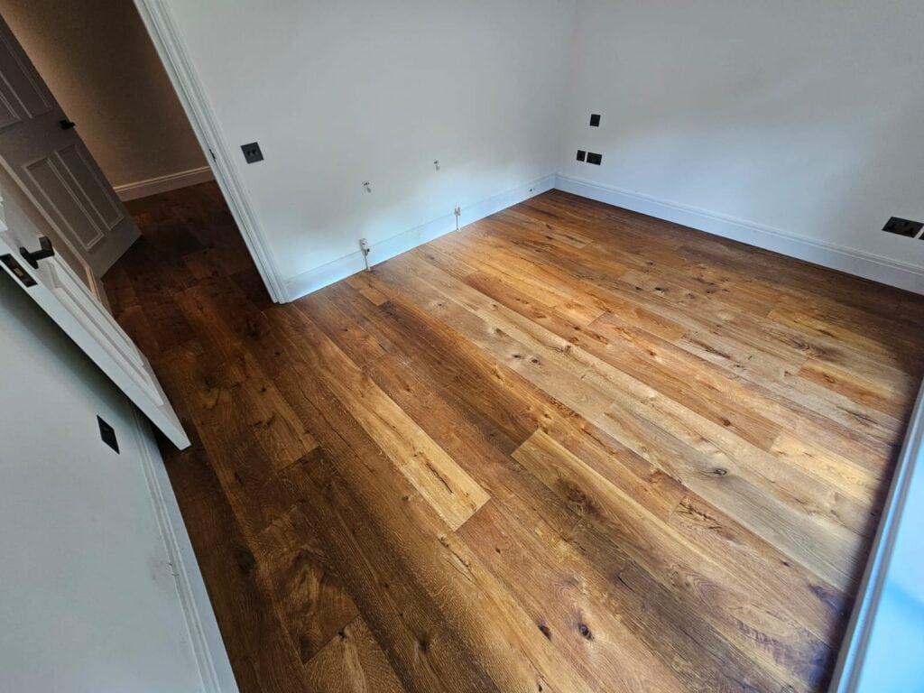 Trade Flooring Greek Islands Skopelos Wood Flooring Installation In Wandsworth - Wood Flooring - Wandsworth - Residential
