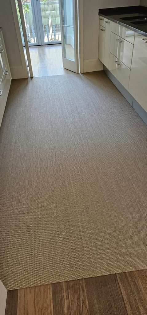 Unnatural Flooring Naturals Savannah Uf1003 Woven Vinyl Flooring Installation In St John'S Wood - Vinyl Flooring - St John's Wood - Residential