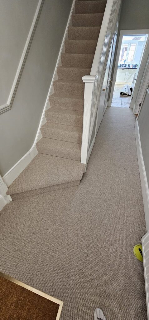 Victoria Carpets Sisal Weave Classic Flaven Swc04 Installation In Richmond - Carpet - Richmond - Victoria - Residential