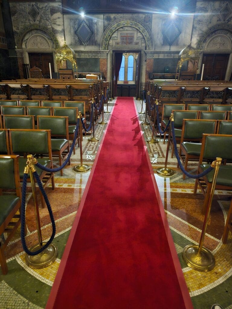 Westex Flooring Exquisite Velvet Ruby Installation To St Sophia Greek Cathedral - Carpet - Balham - Commercial