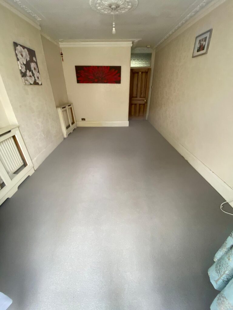 Westex Flooring Natural Loop Cable Cobble Carpet Installation In Westminster - Carpet - Westminster - Residential