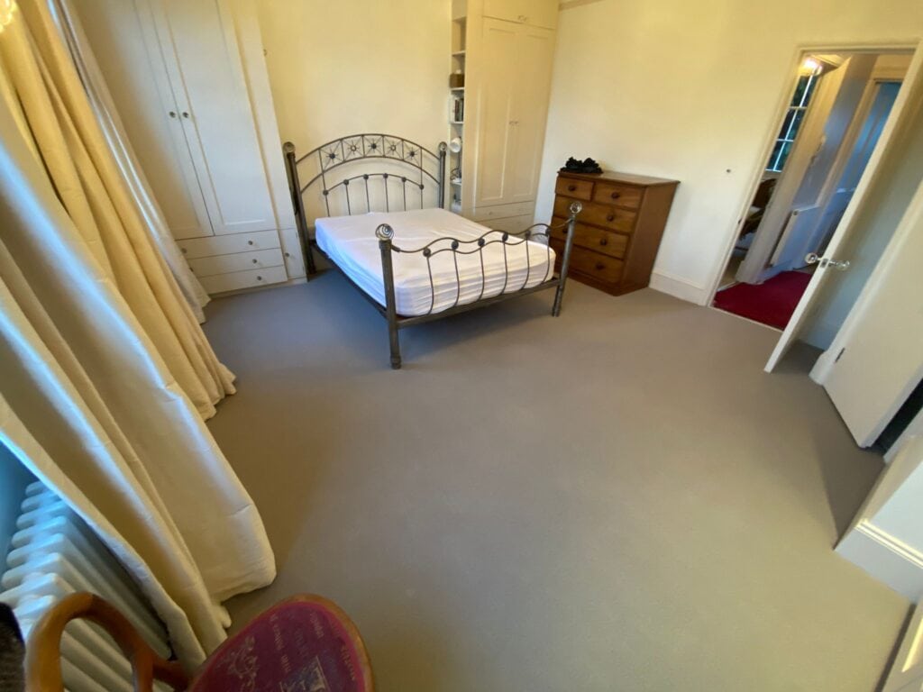 Westex Flooring Natural Loop Cable Pewter Carpet Installation In Kilburn - Carpet - Kilburn - Residential