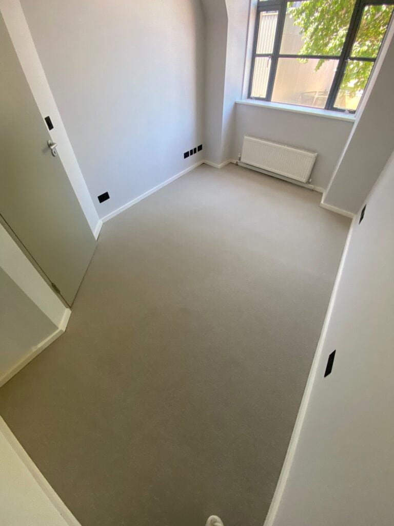 Westex Flooring Natural Loop Cable Stucco Carpet Installation In Kensington - Carpet - Kensington - Residential