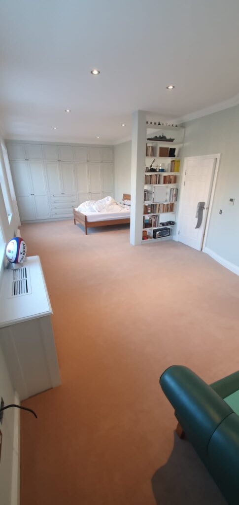 Westex Flooring Prestige Velvet Champagne Installation In Canary Wharf - Carpet - Canary Wharf - Residential