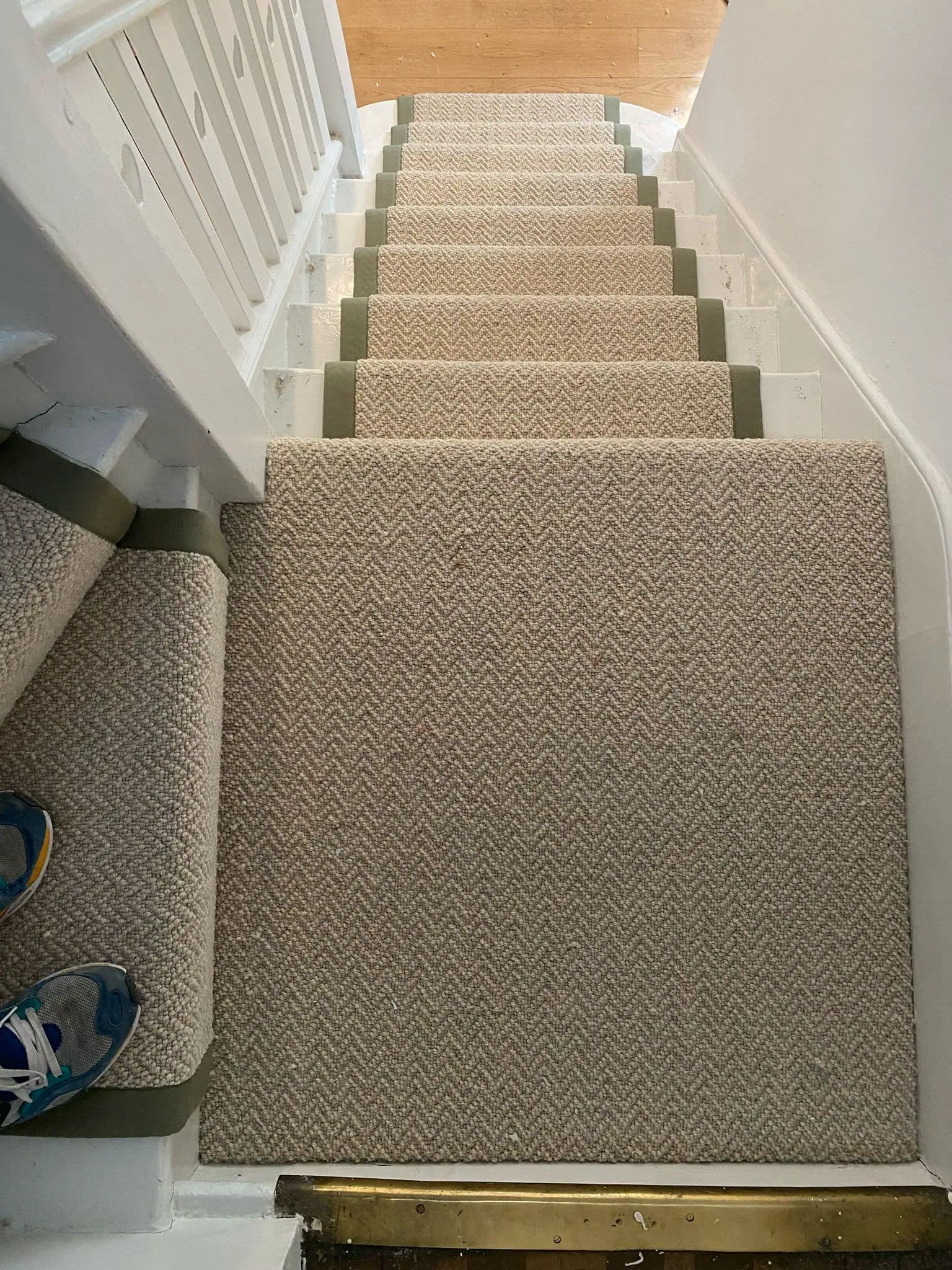 Westex Flooring Sawley Wool Loop Linen Carpet Installation in Canary ...