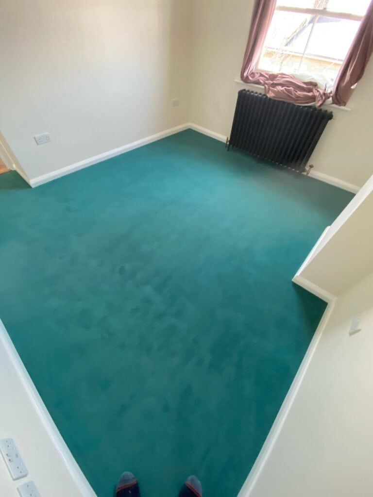 Westex Flooring Ultima Twist Major Kingfisher Carpet Installation In Chiswick - Carpet - Chiswick - Residential