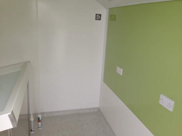 Client : Royal Brompton Hospital Brief : Installation Of White Rock To Various S - Safety Flooring - Commercial