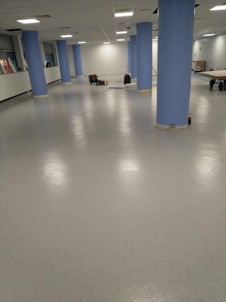 Stansted Airport - Rubber Flooring - Commercial