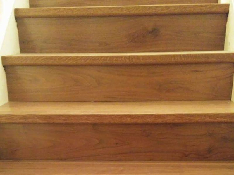 Stairs In Wood Walnut - Wood Flooring - Residential