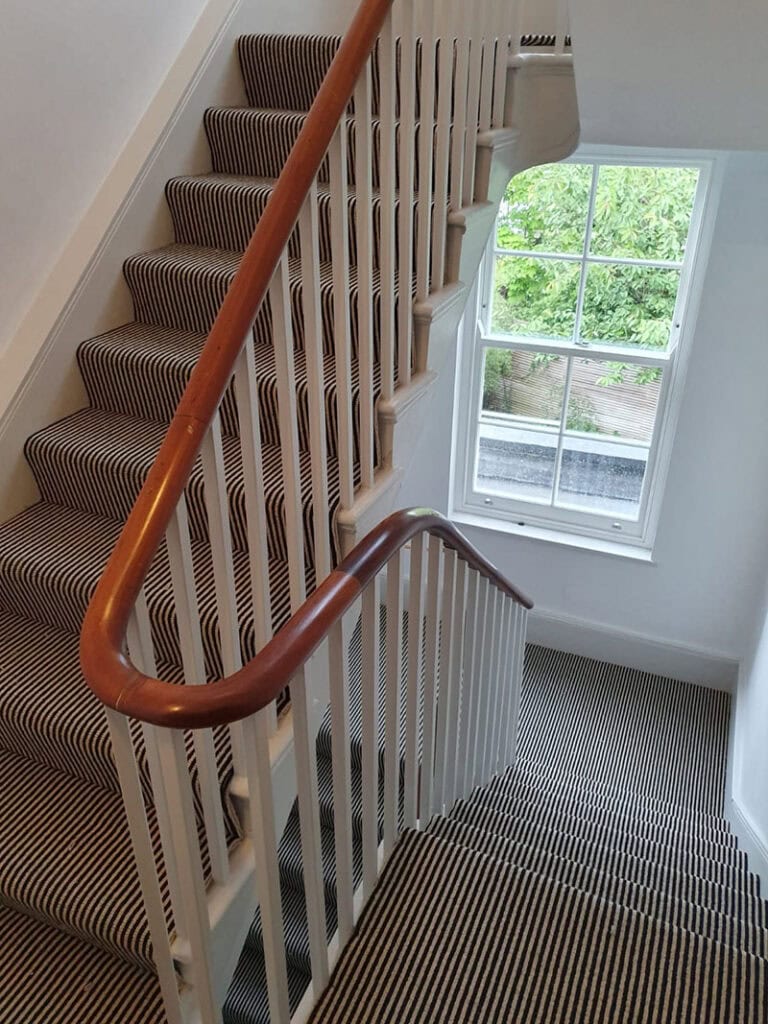 Black & White Carpet Installed In Fulham - Carpet - Fulham - Residential