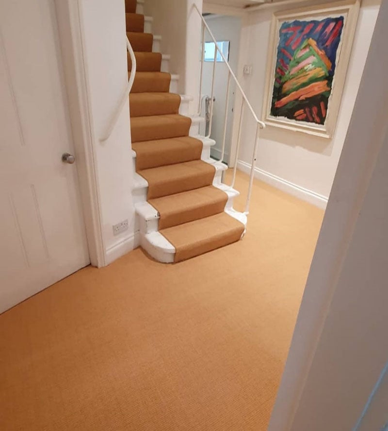 Brown Carpet Installed In Temple Fortune - Carpet - Temple - Residential