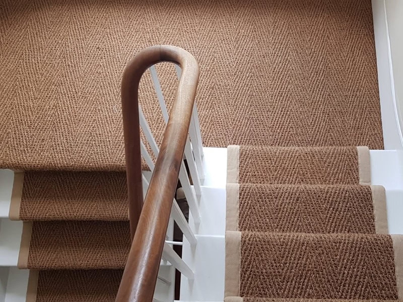 Brown Sisal Carpet Installation In Barbican - Carpet - Barbican - Commercial