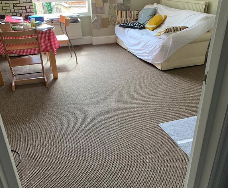 Kersaint Cobb Sisal Carpet Installed In Mayfair - Carpet - Mayfair - Residential