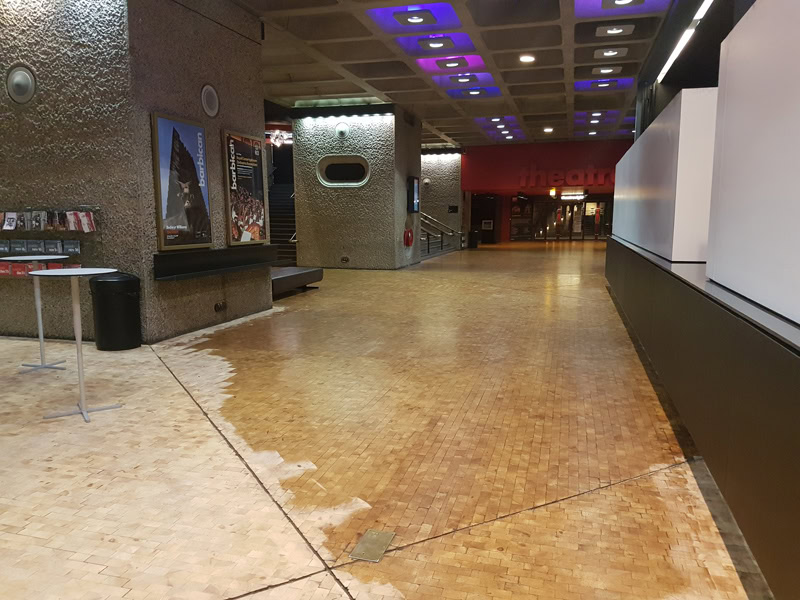 Barbican - Atrium - Floor Sanding & Sealing - Barbican - Ealing - Commercial