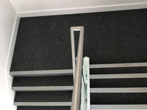 Staircase Installation At Areen Design - Subfloor Preparation - Commercial