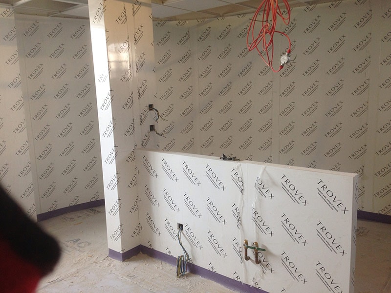 Client : Mayday Hospital Brief : Wall Cladding - We Installed Trovex To Perimete - Safety Flooring - Commercial