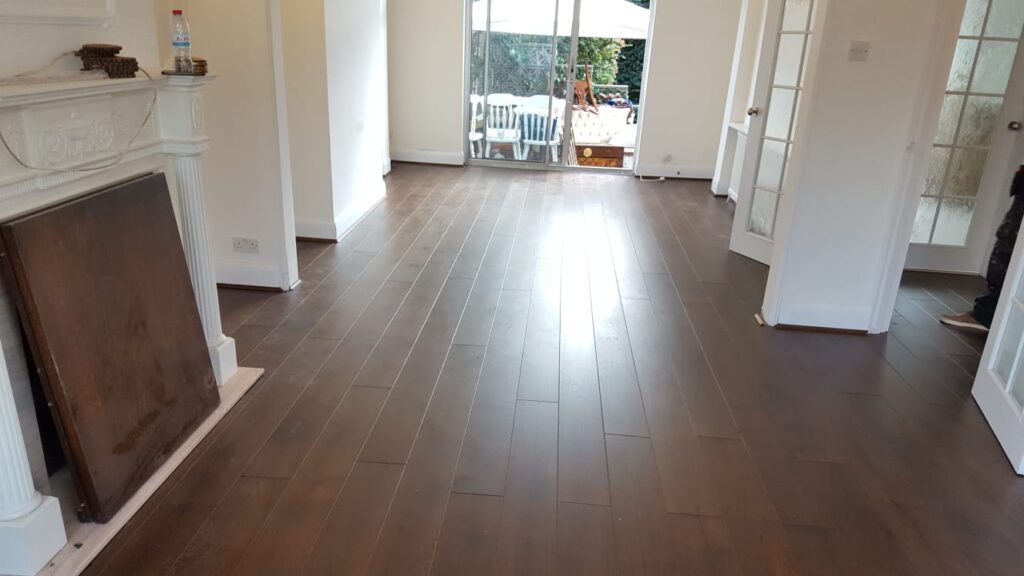 Dark Wood Floor Installed In Richmond - Wood Flooring - Richmond - Residential
