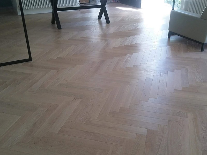 Panaget Herringbone Wood Flooring In Barnes - Wood Flooring - Barnes - Commercial