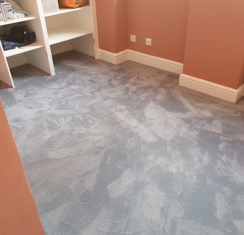 Grey Silk Carpet Installed In Fitzrovia - Carpet - Fitzrovia - Residential