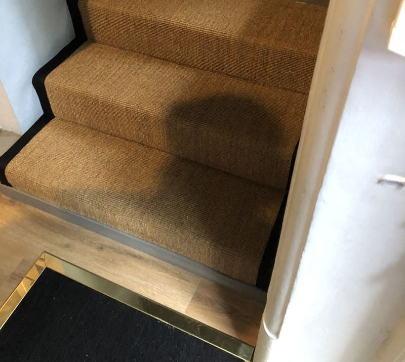 Sisal Carpet Installed In Swiss Cottage - Carpet - Residential