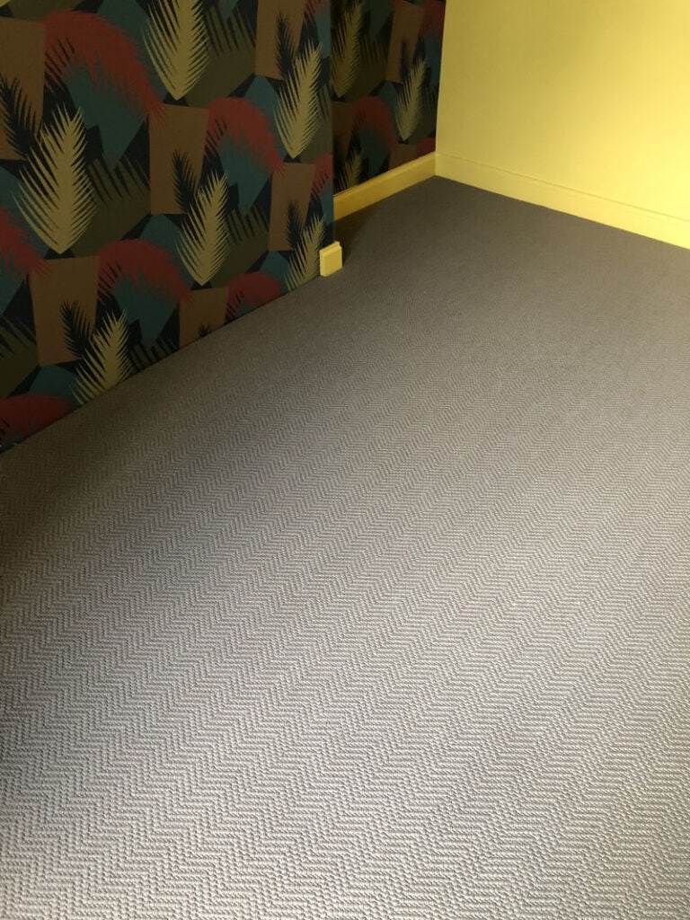 Sisal Herringbone Carpet Installation In Ealing - Carpet - Ealing - Residential