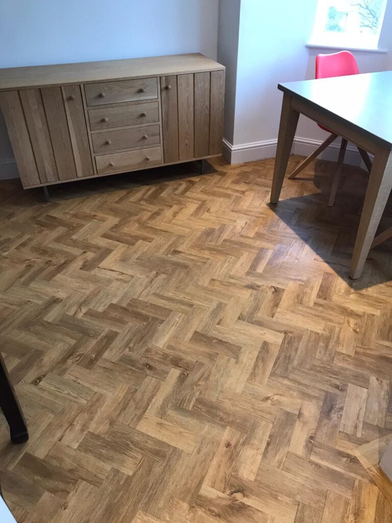 Amtico Form Parquet Flooring Installation - Luxury Vinyl Tile (LVT) Flooring - Fulham - Residential