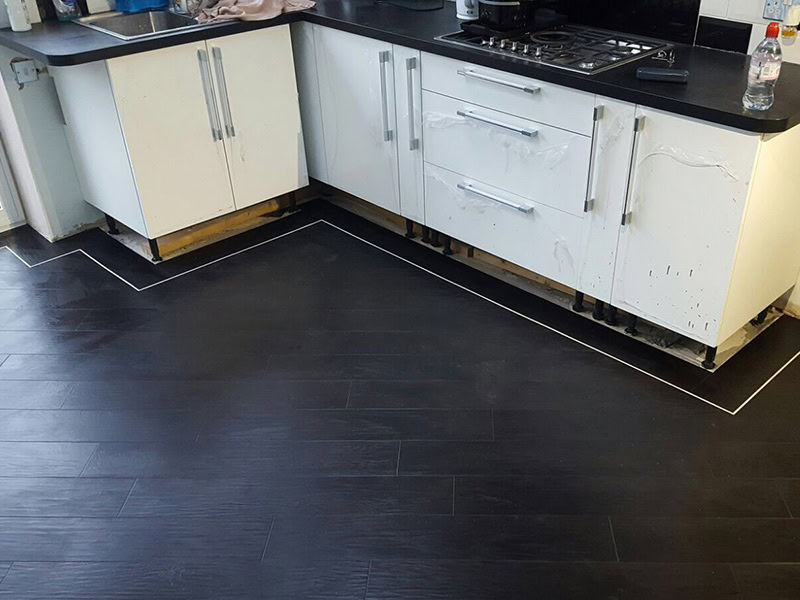 Karndean Art Select Midnight Oak Installation In Stratford - Luxury Vinyl Tile (LVT) Flooring - Stratford - Residential