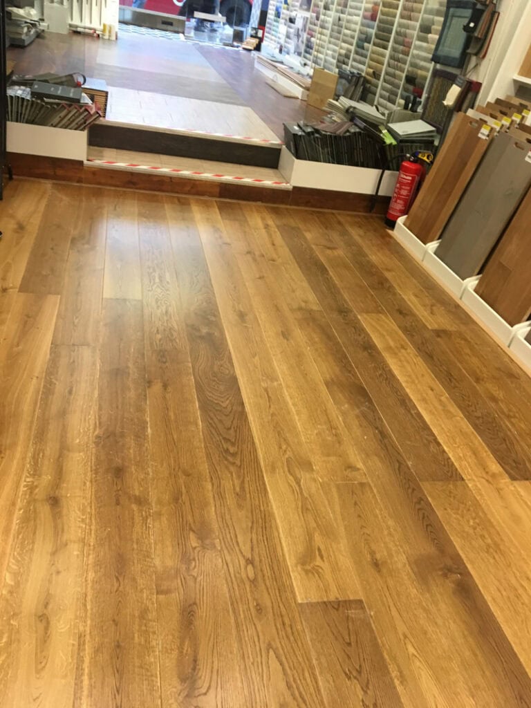 Staki Wood Flooring Installed In Our Hampstead Store - Wood Flooring - Hampstead - Commercial