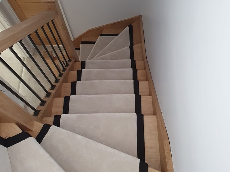 White Carpet Runner Fitted In Balham - Carpet - Balham - Residential