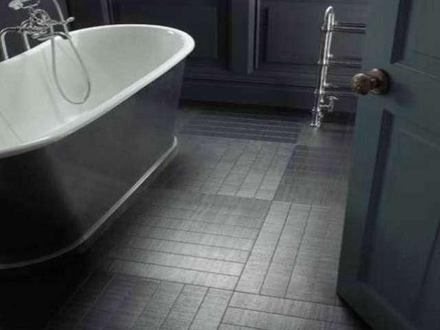 Amtico Back to Black Vamp - Luxury Vinyl Tile (LVT) Flooring - Vinyl Flooring