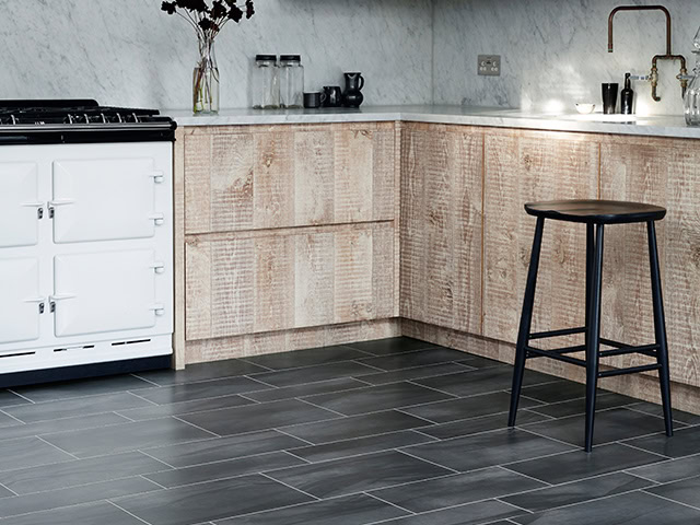 Amtico - Signature AR0AUA33 Umbra Eclipse AROD6060 Random Stone - Luxury Vinyl Tile (LVT) Flooring - Vinyl Flooring