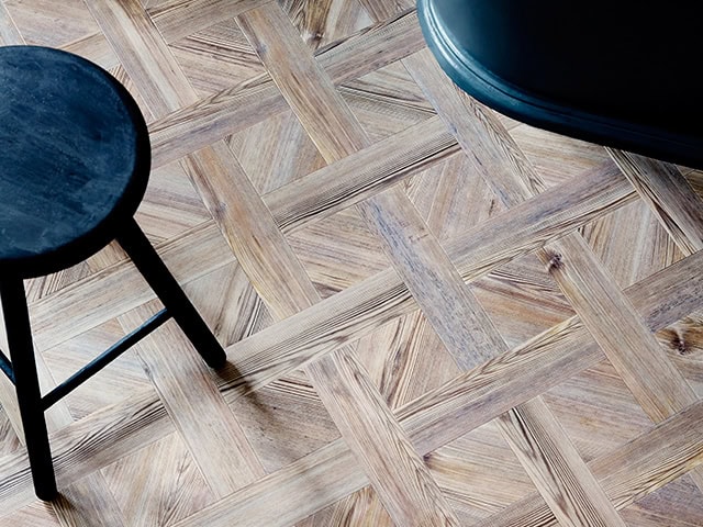 Amtico - Signature AR0W7860 Parisian Pine AR0D1370 Basket Weave - Luxury Vinyl Tile (LVT) Flooring - Vinyl Flooring