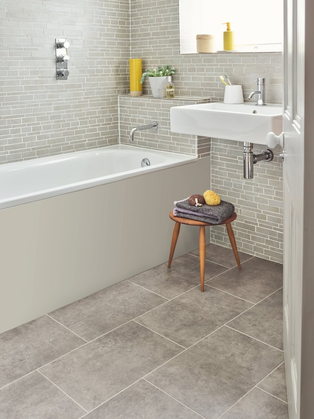 Amtico Spacia Century Concrete(1) - Luxury Vinyl Tile (LVT) Flooring - Vinyl Flooring