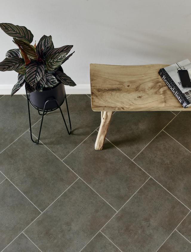 Amtico Spacia Ceramic Sable - Luxury Vinyl Tile (LVT) Flooring - Vinyl Flooring