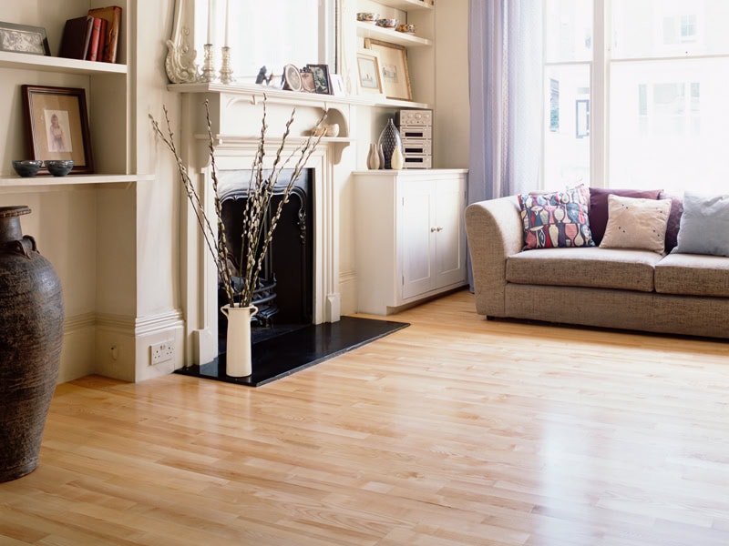 Junckers - Ash Classic Living Room - Wood Flooring