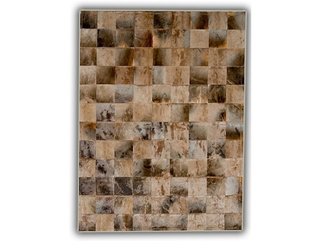Barnscroft - Cowhide Mosaics - Exotic Blesblok Mosaic Rug - Carpet